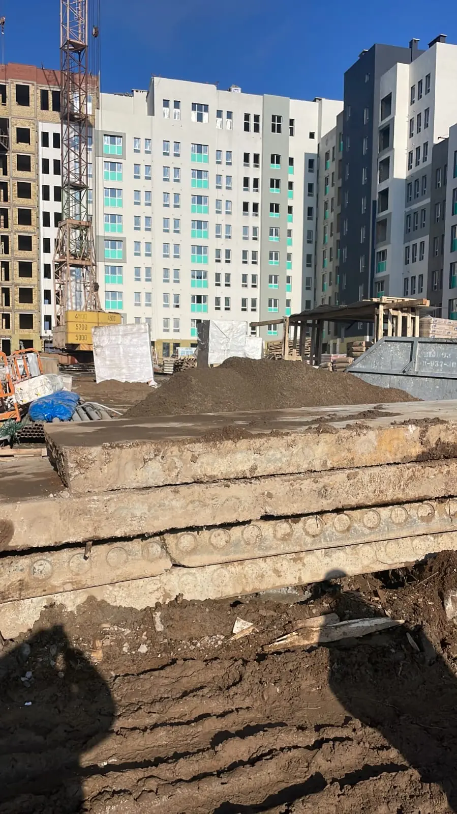 Возведение очередного дома жилого комплекса Город природы